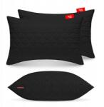 Softimi Antialergén Párna 2 Db 40X60 CM Cipzáros, Stegelt Fekete Színű, Lengyel Gyártmány (2-PILLOW-40X60-BLACK)