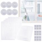  Szúnyogháló Ablakra Rovarok Ellen 150x130 Tépőzáras Fehér Szúnyogirtó 6 Darab (MOSKITIERA)