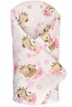 Ankras Bébi Takaró 80x80 Merevített (Rożek 80/80-kokos ŻYRAFKI RÓŻOWE)