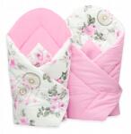 Ankras Bébi Tölcsér Pamut Kétoldalas Mintás! (ŁAPACZE RÓŻ Rożek 80/80 DWUSTRONNY(BARWA RÓŻ))