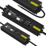 Qoltec Led kapcsolóüzemű tápegység IP67 150W 12V 12.5A Vízálló Fekete (50948)