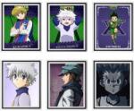  Anime Manga Kurapika Ging Gon Freecss 6 darabos plakát szett 25x20 cm-es méretben