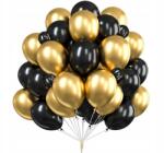  Lufik Arany Fekete 60db Esküvő Születésnap Bál Dekoráció