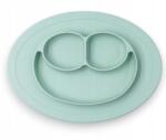 MilaSuu Szilikon étkezési tanulószőnyeg Blw Tányér rekeszekkel Pasztell Menta (#C444Z2)
