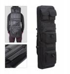  Taktikai álcázó hátizsák, Oxford szövet védőtáska, fekete, 85cm