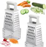 Tescoma Színes, Négyoldalú Konyhai Reszelő Mértékpalásttal, Rozsdamentes Acélból Tescoma (643788.00)