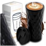 Tressari Nagy termobögre 500 ml kávéhoz teához szivárgásmentes fekete Tressari