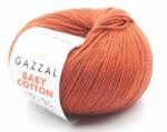 Gazzal Fonal Baby Cotton 3453 rozsdabarna (3453)