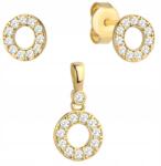 Lovrin Arany fülbevaló és medál szett 585 14k kövekkel 1, 74g (58715531)