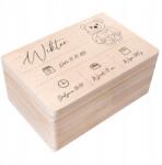 Creative Deco Emlékdoboz gyermeknek ajándékba születésre, keresztelőre, születésnapra 30x20 (JANCDSD130BCUSTOMBEARLINEFBM)