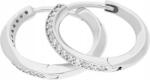 Lovrin Ezüst fülbevaló 925 Karika Cirkónia Kövekkel 3, 15g női ajándék lógós (Lovrin 58265)