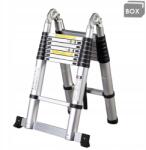 MAAN Teleszkópos alumínium létra, 10 fokos, 3, 2 m, 150 kg teherbírás (8317)