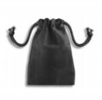 Allbag Pamut Zsák 10x15 cm Fekete 145g apróságoknak, kozmetikumoknak, ékszereknek (WBAW008)