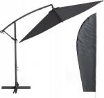 Vicco Konzolos kerti napernyő állvánnyal, 300 cm átmérőjű, antracit színű (garten 158)