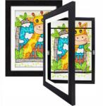  Művészi Képkeret Gyerekeknek, Nyitható, A4-es Méret, 33x24cm (Ramka Artystyczna)