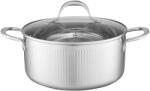 Ambition Oala inox cu capac 24cm, 5.1L, Curly (44491)