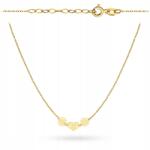 Lovrin Arany nyaklánc 585 14k áttört szív virág kör 0.98g ajándékba divatos (58719119)