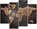 ArtPro Általános világtérkép fali dekoráció vászonkép nyomatok (Obraz na ścianę, I klasa)