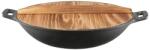 Ambition Tigaie wok cu capac lemn si 2 manere 32cm, fonta, Iron (68602)