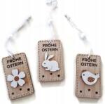  Fa Húsvéti Díszek, Húsvéti Dekoráció, 3 darabos szett (B0BTX8SKH3)