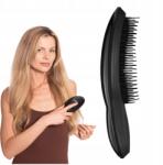  Fekete hajkefe vékony, gubancos, hosszabbított és nedves hajra (AJK02)