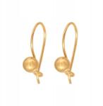 Lovrin Női arany fülbevaló 585 elegáns kapcsos (bigél) tökéletes ajándék (61106854)