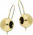 Lovrin Arany fülbevaló 585 sima gömbök 16mm 7g klasszikus minta ajándékba akasztós (Lovrin 53963)