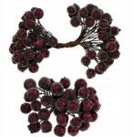 Allbag Berkenye Mesterséges Karácsonyi Dekoráció Bordó Ág Szett (JARZĘBINA001 Jarzębina Bordowa)