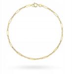 Lovrin Finom, 585-ös arany karkötő hosszúkás és kerek szemekkel, mindennapi viseletre