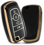  Szilikon Kulcstartó Tok Ford Mondeo Focus Kuga Fekete