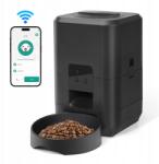  3 literes Automata Kisállat Etető WiFi Verzió, Automata Macskaeledel Adagoló Száraztápokhoz (MK-XF-WSQ-3L)