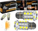 Auto Gamma P21/5W 1157 BAY15D Led Izzó Két Színű 30xSMD5050 Fehér Narancssárga