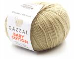 Gazzal Baby Cotton Gazzal Fonal , szín 3464 Bézs (26720)