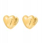 Lovrin Arany fülbevaló nőknek, 585-ös arany, szíves minta, 3, 35g, szélessége 12, 20mm, 14 karátos, divatos design (64125386)