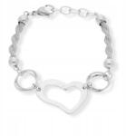  Női acél karkötő szív SL655 (98466)
