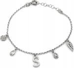 Lovrin Ezüst karkötő 925 S betű medálokkal 2, 65 g divatos minta (Jubiler Lovrin)