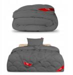 Softimi Antiallergén Egész Éves Paplan 140X200 1 Párna 70X80 4 Évszak (QUILT-140X200-300+1X70X80-GRAY_)