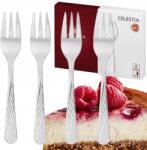 Gerlach 6 db-os Tortavilla Készlet Gerlach Celestia Evőeszköz Fényes Solid (04AP)