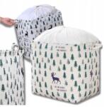 EdiBazzar Tároló doboz Ruhatartó kosár szennyestartó szekrényhez nagy (Kosz łazienkowy na pranie duży wiązany)