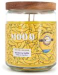  Illatgyertya üvegben ajándékötletnek, áfonyás muffin illatú, Mood Minionki (4262399025149)