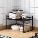  Konyhai Bögre Tartó Polc Fém Állítható (20231124)