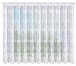  Markizettből és virágos csipkéből készült függöny 160x400 cm-es méretben markizett függöny csipkével (Firany gotowe z markizety firanki koronka 43)