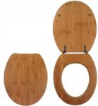 WIRQUIN Wc ülőke bambuszból, masszív minőség, standard méret, szép sötét szín (2514189CS-BAMBOO)