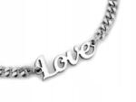 Lovrin Ezüst női nyaklánc 925 "love" felirattal, vastag lánccal, 6.83g, r45 (60533846)