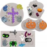 Szilikon Halloween Forma 4 Darab Különböző Formák (B08CRWB61T)