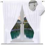 NOW-ART Kész függöny egyszerű 150x400 sima függönyök voile klasszikus függönyfogó (150x400 NOWA)