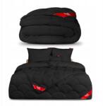 Softimi Antiallergén Négyévszakos Paplan 220X240 2 Párna 70X80 Fekete Szett (QUILT-220X240-300+2X70X80-BLACK)