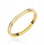 Lovrin Arany gyűrű 585 14k cirkóniákkal 1.33g 19-es méret divatos ajándék (58716387)