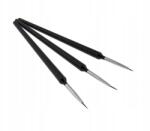  3 Darabos Készlet Kerek Modellépítő Ecsetek 000 00 0 kicsi, precíziós ecsetek (PĘDZEL DO MODELI PĘDZLE DO ZDOBIEŃ PZL)