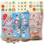 Allbag XXL Karácsonyi Adventi Kalendárium Szett, karácsonyra, nagy ajándék (KALENDARZ029)